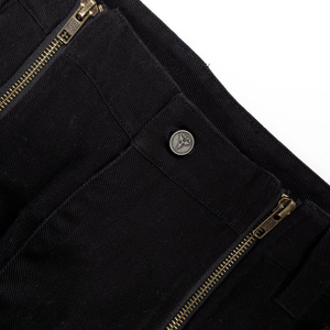 Jeans droits pour homme en denim décontracté solide, usé, délavé, taché et rapiécé, <span class=keywords><strong>MARSEILLE</strong></span> été hiver - Product Image 6