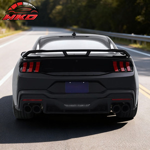 Convient pour Ford Mustang 2024-2026 Spoiler de coffre style Dark Horse Noir mat - Product Image 2