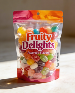 Bolsa con Cierre Zipper de Pie al por Mayor, Bajo MOQ, de PET/PE, para Dulces, Termosellable, Firme, Gruesa, Estable, Premium - Product Image 5