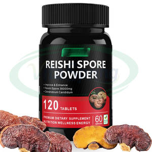 ASAP Comprimés d'extrait séché de champignon Reishi biologique 500mg Supplément de soutien énergétique pour adultes - Product Image 2