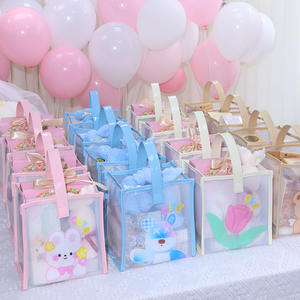 Bolsa de playa de gelatina de verano a la moda, bolsa de envío de mano transparente, bolsa de almacenamiento de plástico de PVC para playa - Product Image 5