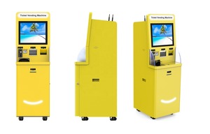 Quiosco de máquina expendedora de billetes multiservicio <span class=keywords><strong>ATM</strong></span> con pantalla táctil de 19 pulgadas con dispensador de aceptador de efectivo operable en Windows y Android - Product Image 2