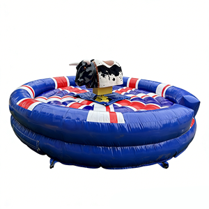 Taureau mécanique gonflable en forme <span class=keywords><strong>de</strong></span> ballon <span class=keywords><strong>de</strong></span> football EASUFUN pour jeux <span class=keywords><strong>de</strong></span> carnaval et corridas espagnoles - Product Image 4