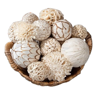 Bola de Flores de Madera Sola Hecha a Mano, Decoración de Larga Duración, Regalo de Graduación, Ecológica, Decoración para Interiores/Exteriores, Hogar y Oficina - Product Image 1
