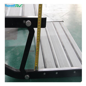 TOPWELLRV 2021 Dernière génération d'escaliers pliables <span class=keywords><strong>en</strong></span> métal antidérapants pour animaux de compagnie, légers et portables, 2 marches - Product Image 4