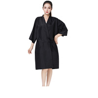 Peignoir de massage et de beauté personnalisable avec LOGO, Kimono durable, Robe de bain pour salon de coiffure et spa