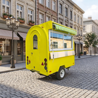 Conteneur maritime ETO 2,2 m pour restaurant, café, cuisine mobile, remorque alimentaire