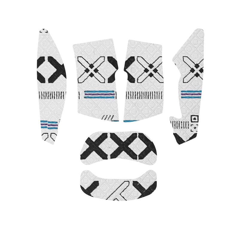 1pcs tout compris souris autocollant-blanc