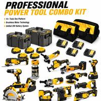 Kit combiné d'outils électriques pour plomberie et tuyauterie, scie sauteuse et perceuse électriques sans fil pour les réparations
