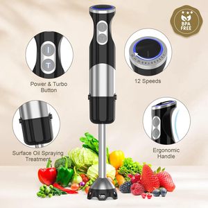 800W High Power 5 in 1 Multi Functional Handheld Mixer Professional Electric Multi-Purpose Blender - Product Image 1