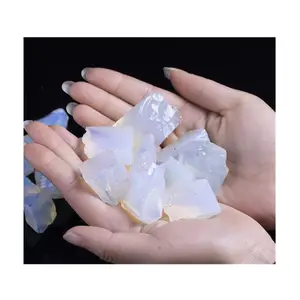 2021 sıcak satış güzel ham beyaz kuvars opal kaba şifa kristalleri ev dekorasyon için