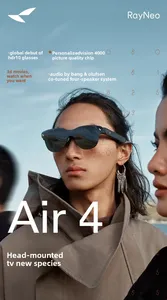 Las Primeras Gafas Hdr10, Video 4K, Televisor Montado en la Cabeza, Rayneo Air 4, Gafas Inteligentes de Realidad Aumentada - Product Image 3