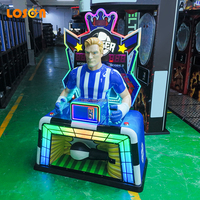 Machine de test de force de frappe de football simulateur, en fibre de verre et métal, à monnayeur, jeu d'arcade de football, directement de l'usine