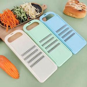 Éminceur et râpe à légumes multifonctionnel manuel, lames en acier inoxydable, compatible lave-vaisselle, outil de cuisine durable pour les carottes - Product Image 1