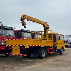 Marca japonesa ISUZU 4x2 Camión con cabina <span class=keywords><strong>de</strong></span> doble fila Montado Grúa <span class=keywords><strong>de</strong></span> 3,5 toneladas Camión grúa nueva a la venta - Product Image 4