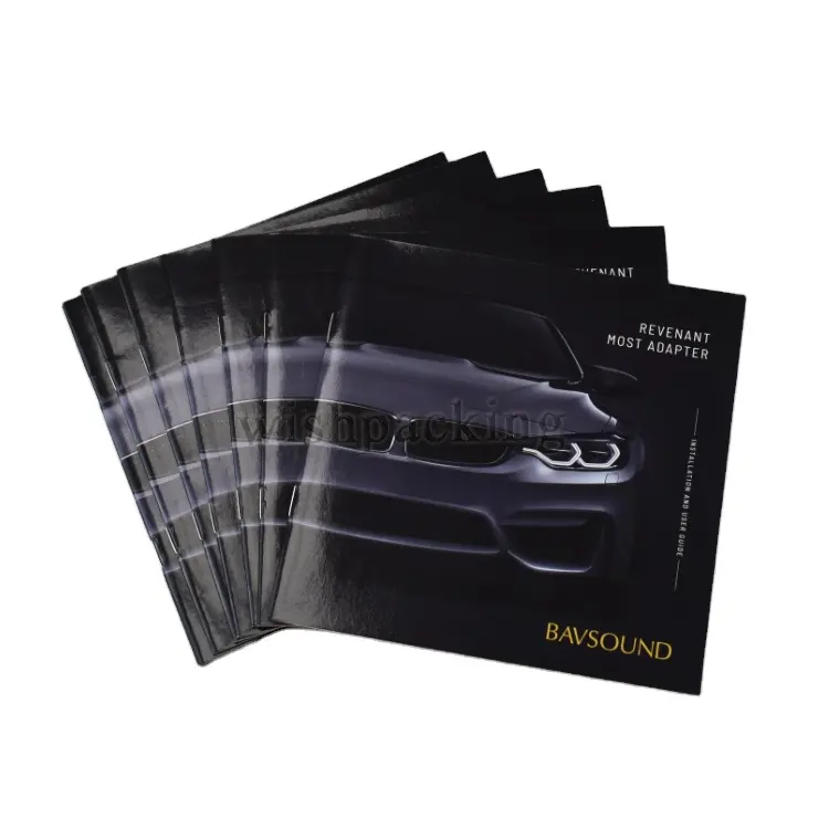 Grosir Buku Instruksi Mobil Cetak Manual Kustom/Brosur/Pamflet/Manual untuk Bisnis