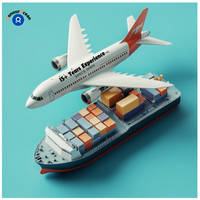 Services de transport de fret porte-à-porte DDP DAP LCL par bateau et par avion + express de Chine vers l'Inde avec un transit de 10 à 15 jours