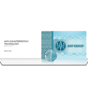 Autocollant de sécurité personnalisé gravé en taille-douce impression d'étiquettes anti-contrefaçon avec papier fibre UV - Product Image 4