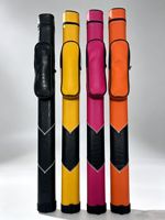 Étui de queue de billard professionnel en cuir, économique, pour billard américain et snooker, vente en gros