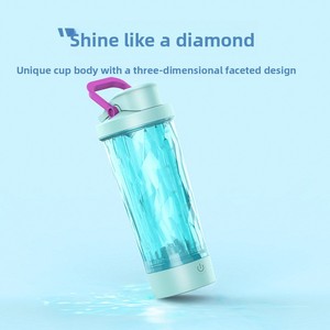 Nouveau mixeur électrique en plastique, <span class=keywords><strong>shaker</strong></span> portable, tasse à café, mélangeur de poudre de lait, mélangeur de protéines pour la remise en forme, étanche IPX4, haute vitesse - Product Image 4