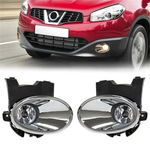 Luz antiniebla del parachoques delantero para <span class=keywords><strong>Nissan</strong></span> <span class=keywords><strong>Qashqai</strong></span> dualis J10 2010 2011 <span class=keywords><strong>2012</strong></span> 2013 2014 4300K Cable de interruptor halógeno con cubierta de lámpara cromada - Product Image 1
