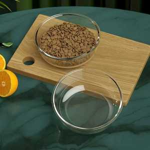 Rts tigela de vidro dupla para gato, tigela de comida para cachorro e gato com armação de ferro, suporte dourado, tigela de alimentação elevada, acessórios para animais de estimação - Product Image 6