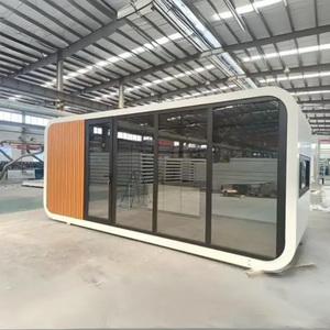 Casas Prefabricadas Modulares de Acero de 20 pies y 40 pies de China, Oficina en Contenedor, Casa Portátil Tipo Apple Pod, Edificio de Oficina Móvil - Product Image 2