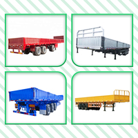 Offre Spéciale 40/60 Camion à benne basculante Paroi latérale avant Benne arrière Benne à 3 essieux Remorque à benne basculante semi-remorque à benne basculante latérale