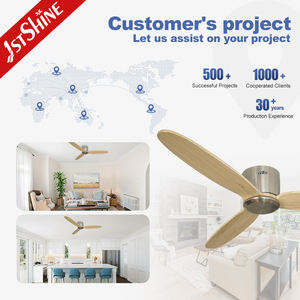 1stshine Ventilador de Techo Dormitorio Eficiente DC Motor Estable Bajo Ruido 52 Pulgadas Control Remoto Ventiladores de Techo - Product Image 5