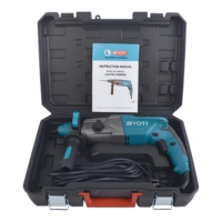 Marteau perforateur rotatif haute puissance BYT-RH3001 1050W 3 en 1, perceuse à percussion, burineur, marteau de démolition avec mandrin interchangeable