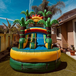 Toboggan gonflable commercial de petite taille <span class=keywords><strong>avec</strong></span> <span class=keywords><strong>piscine</strong></span>, château gonflable, toboggan aquatique gonflable coloré pour enfants et adultes - Product Image 3