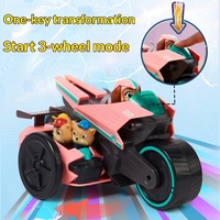 Nouveau modèle de jouet en PVC : Véhicule de patrouille moto de sauvetage transformable pour bébé, inspiré du film Héroïque Aventure