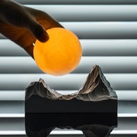 Lampe diffuseur d'arômes créative personnalisée en forme de lune, veilleuse en pierre pour huiles essentielles, parfum d'aromathérapie pour chambre à coucher et table de chevet