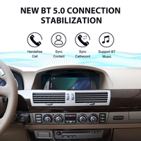 Écran ZWNAV 8,8 pouces pour BMW Série 7 E65/E66 2004-2008 Android 14 Carplay Écran IPS portable GPS DSP Autoradio Stéréo 4G 360 OEM
