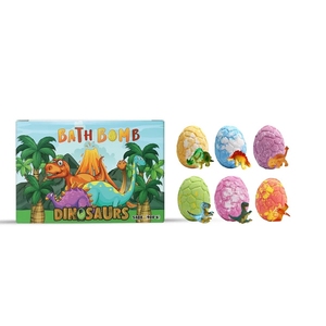 Coffret Cadeau de Bombes de Bain Effervescentes Colorées à Marque Blanche, Huiles Essentielles Biologiques, Véganes, Relaxantes, pour Enfants, avec Jouet à l'Intérieur - Product Image 6