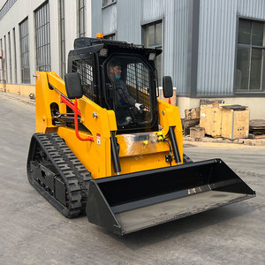 免费送货 迷你装载机 滑移式装载机 柴油轮式高负载大扭矩 CE 认证仓库设备 - Product Image 4