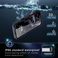 Coque magnétique pour Apple iPhone 16 Pro Max 17 Air, étui de protection robuste, antichoc, étanche, transparente, Redpepper