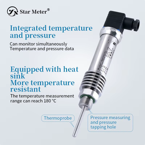 Trasmettitore Integrato Temperatura-Pressione Star-meter CYYZ301 in Acciaio Inox IP65 Design Indipendente <span class=keywords><strong>PT100</strong></span> Doppio Strato 2 Anni - Product Image 6