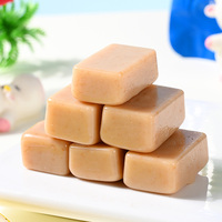 Caramelos Duros en Forma de Cubo con Sabor a Coco Fresco, Certificados Halal, Aptos para Niños, Fabricante Chino, Venta al Por Mayor