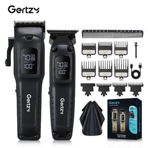 <span class=keywords><strong>Tondeuse</strong></span> professionnelle sans fil réglable à lames en T et en U, machine à couper les cheveux pour barbier, <span class=keywords><strong>tondeuse</strong></span> électrique rechargeable pour hommes - Product Image 1