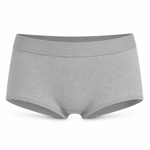 Braguitas deportivas tipo boyshort para mujer, shorts cómodos sin costuras de ajuste holgado, con refuerzo de algodón de cuatro agujas, color gris ceniza, para yoga y uso doméstico - Product Image 1