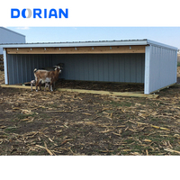 Fournisseur de hangar d'élevage de volailles à énergie solaire à structure métallique pour chèvres et moutons