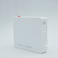 Pemasok Terpercaya F412 ONU FTTH WiFi dengan Port 1GE+1FE+1TEL Daya DC 12V