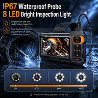 Endoscope électronique, instrument de contrôle non destructif, écran IPS de 4,3 pouces, indice de protection IP67, éclairage LED, résolution 640x480, 2X