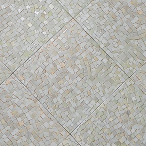 Piastrelle a Mosaico Vetri Sage 12x12 Pollici in Bianco Beige per Decorazione Pareti e Pavimenti - Product Image 4