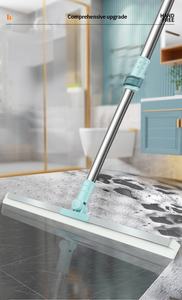 <span class=keywords><strong>Balai</strong></span> de nettoyage en silicone, raclette anti-poussière, raclette à double usage (humide et sec) pour sols et vitres, idéale pour le nettoyage des salles de bain et des douches domestiques - Product Image 5