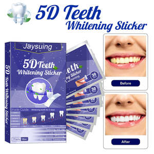 Etiqueta privada Etiqueta engomada del blanqueamiento de los dientes No sensible No peróxido Sin dolor Tiras de blanqueamiento de dientes eficaces de carbón - Product Image 6