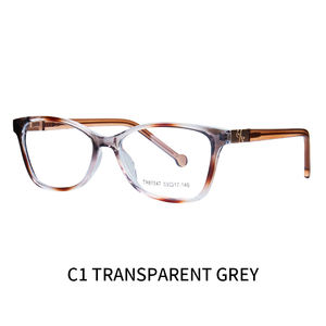 Plaque de couleur mélangée <span class=keywords><strong>à</strong></span> dessus plat <span class=keywords><strong>à</strong></span> la mode Anti-Blue Foot Ins Lunettes <span class=keywords><strong>à</strong></span> la mode assorties avec motif d'impression - Product Image 2