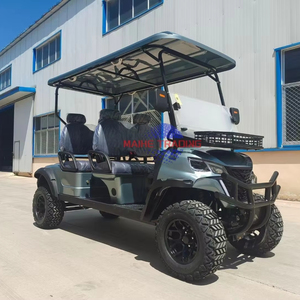 Voiturette de golf électrique à quatre roues avec panier, 1 rangée, 2 sièges, faible bruit, tout-terrain, chariot/club - Product Image 6