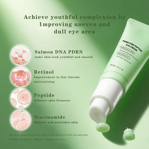 Crème pour les yeux au peptide PDRN OEM avec correction au rétinol et à la niacinamide pour les poches sous les yeux, accepte la personnalisation et l'étiquetage privé - Product Image 3